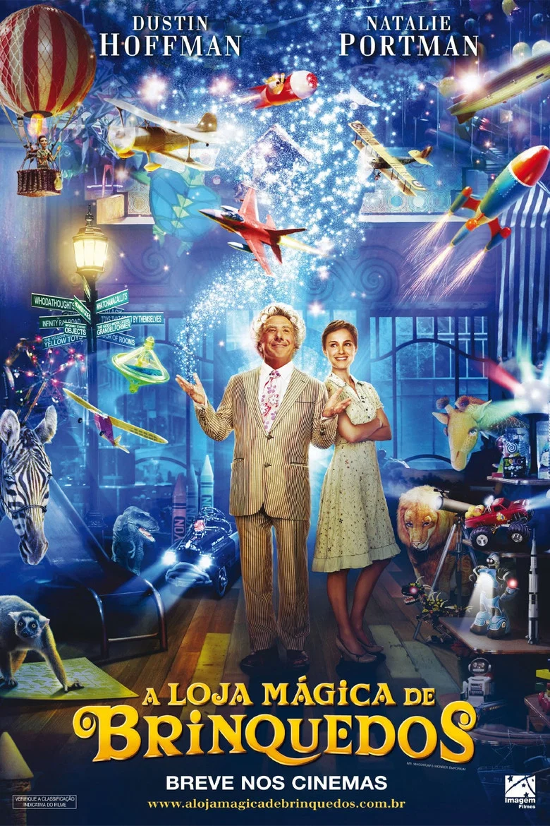 Capa de A loja mágica de brinquedos