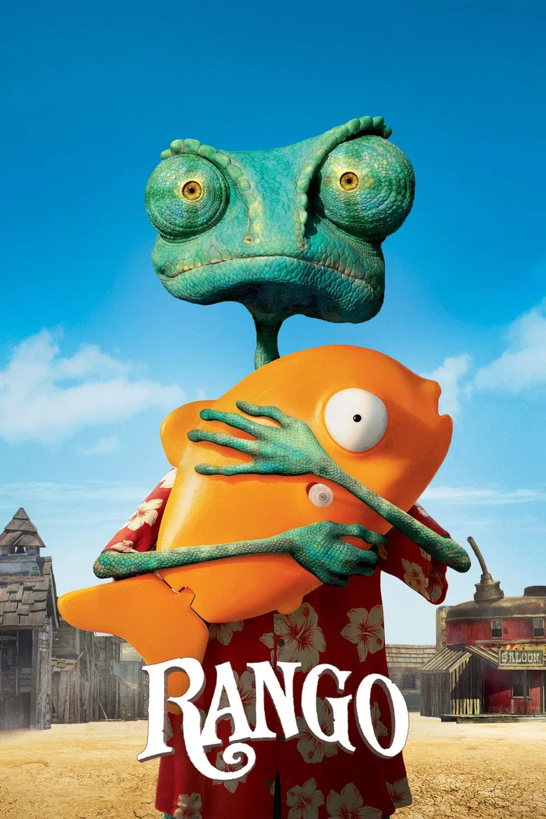 Capa de Rango 2011 Filme em português Filme de faroeste para a família l Fatos e Críticas