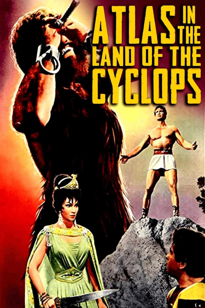 Capa de Atlas na terra dos cíclopes