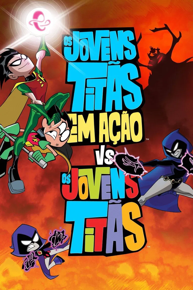 Capa de Os Jovens Titãs em Ação Vs. Os Jovens Titãs