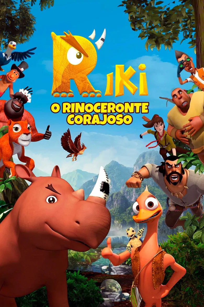 Capa de Riki: O Rinoceronte Corajoso