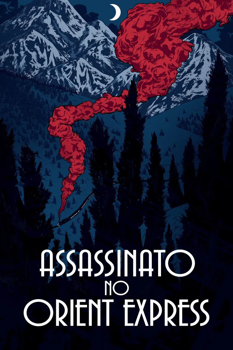 Capa de Assassinato no expresso oriente
