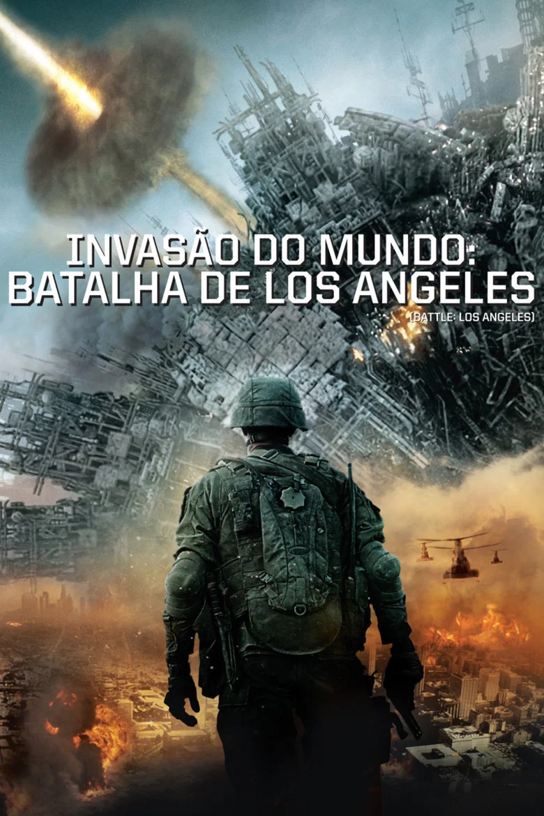 Capa de Invasão do mundo: batalha de los angeles