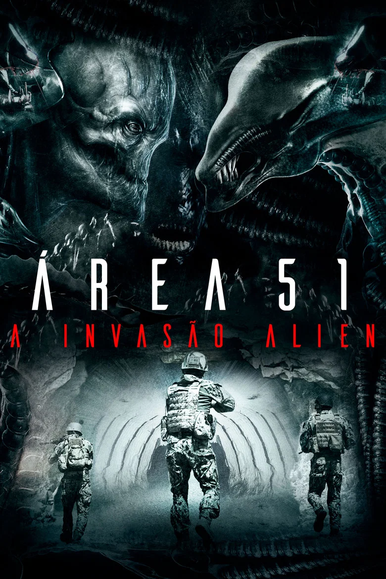 Capa de Área 51: a invasão alien