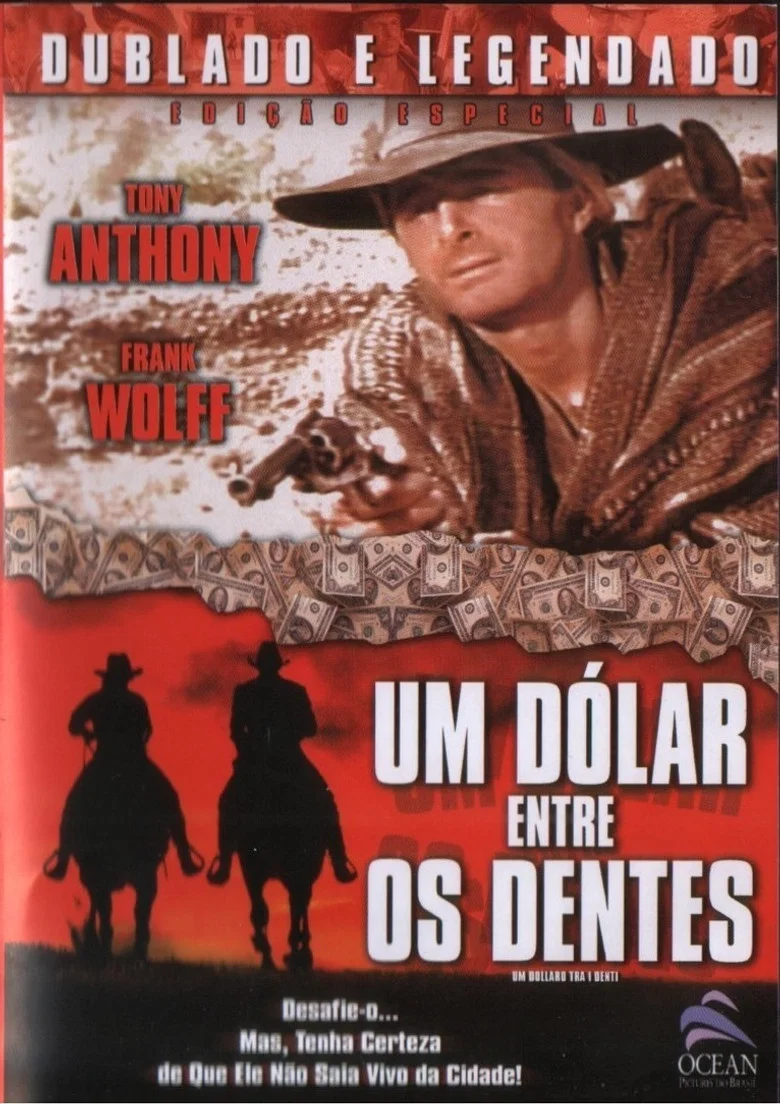 Capa de Um Dólar Entre os Dentes