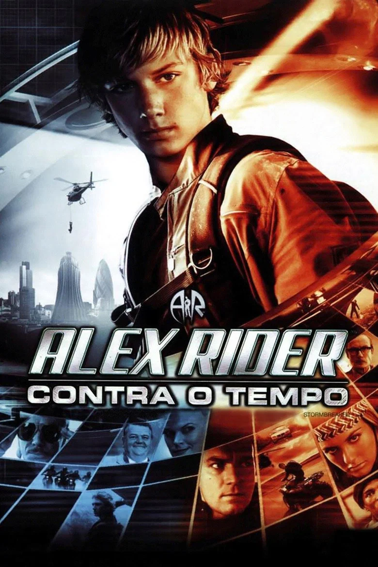 Capa de Alex rider contra o tempo