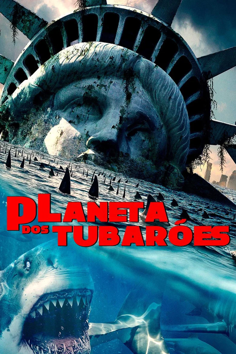 Capa de Planeta dos tubarões
