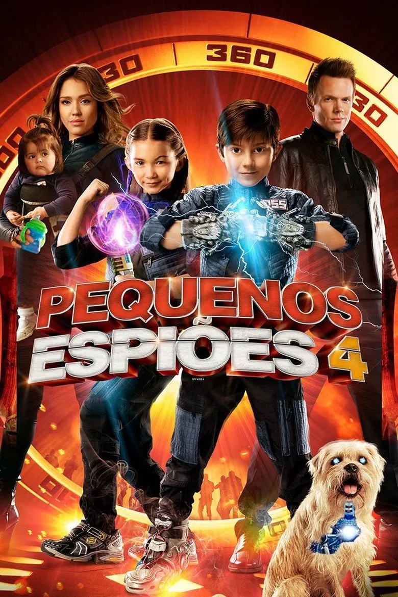 Capa de Pequenos Espiões 4