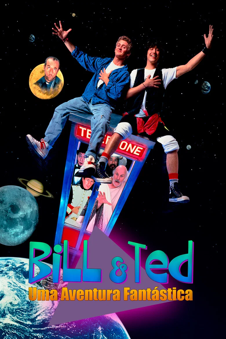 Capa de Bill & ted: uma aventura fantástica
