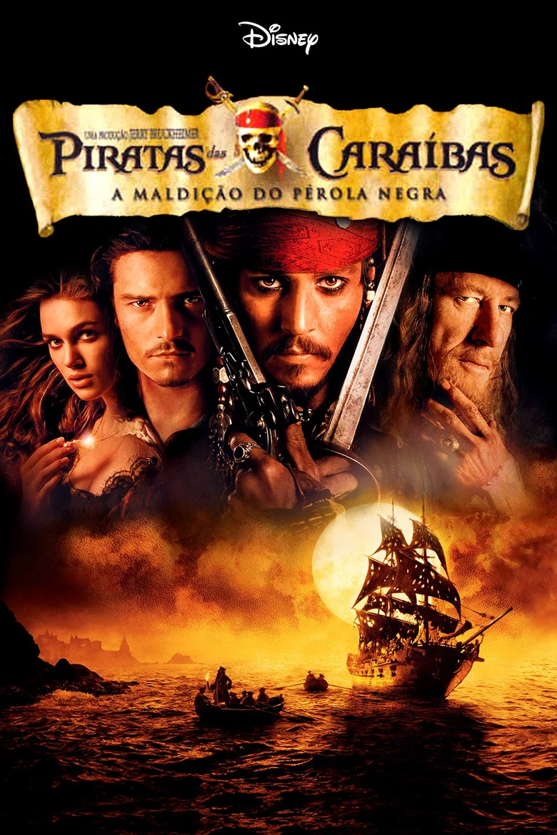 Capa de Piratas do caribe: a maldição do pérola negra