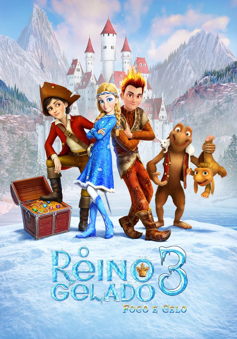 Capa de O reino gelado 3: fogo e gelo