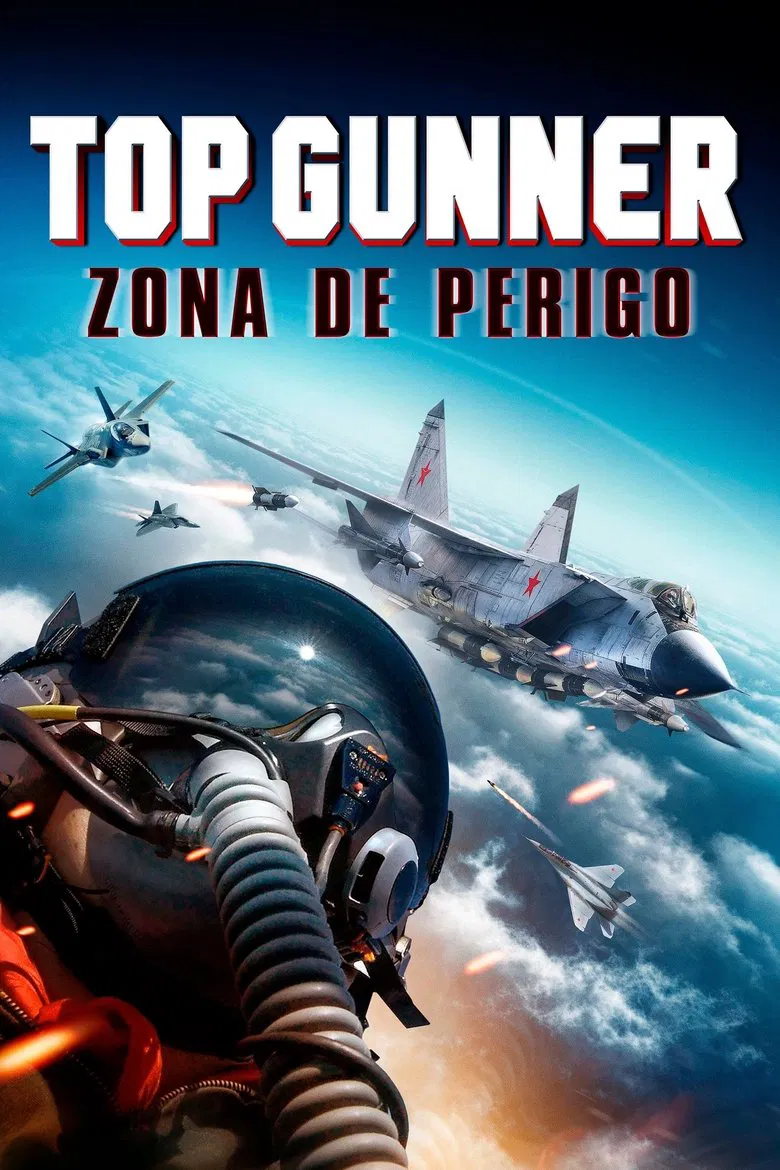 Capa de Top gunner: zona de perigo