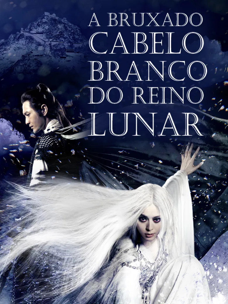 Capa de A bruxa do cabelo branco do reino lunar