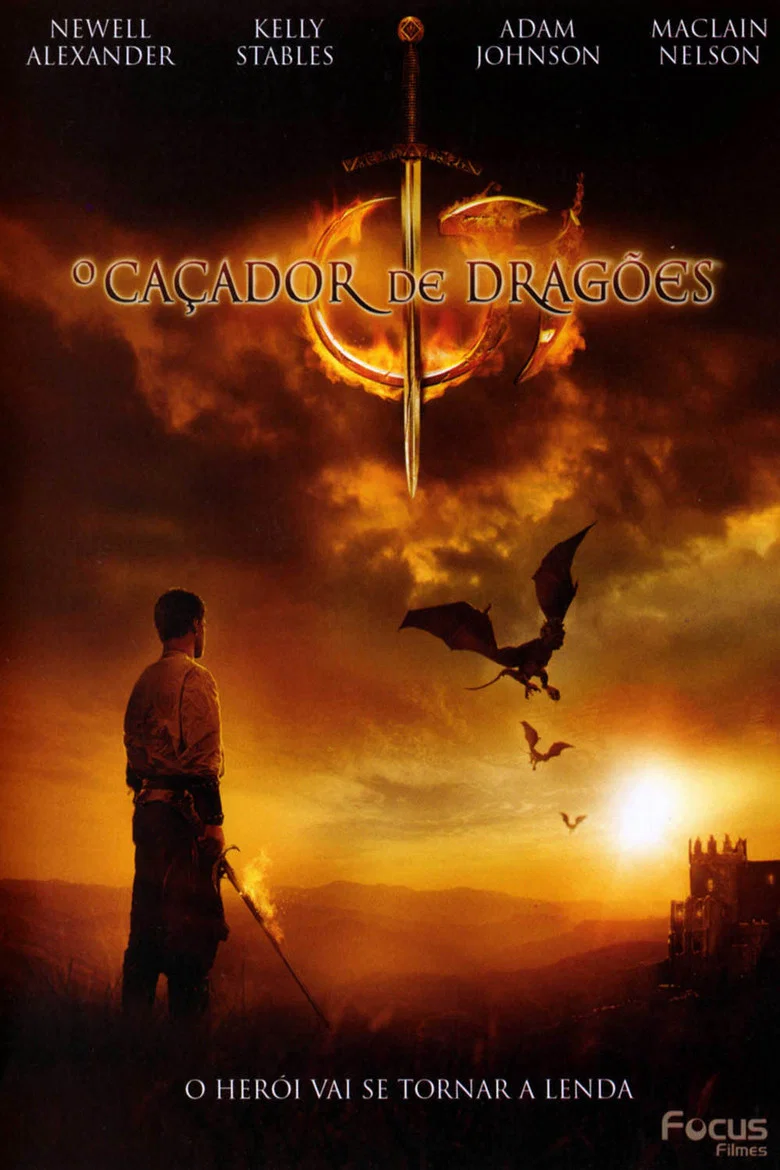 Capa de O caçador de dragões