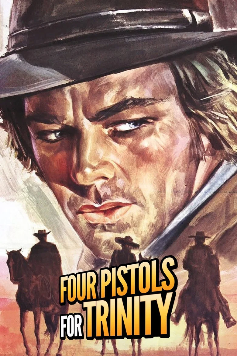 Capa de Quatro Pistoleiros de Santa Trinitá