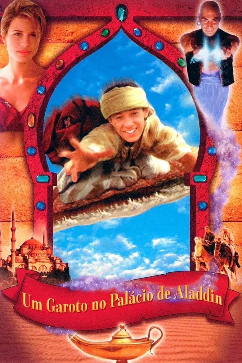 Capa de Um garoto no palácio de aladdin