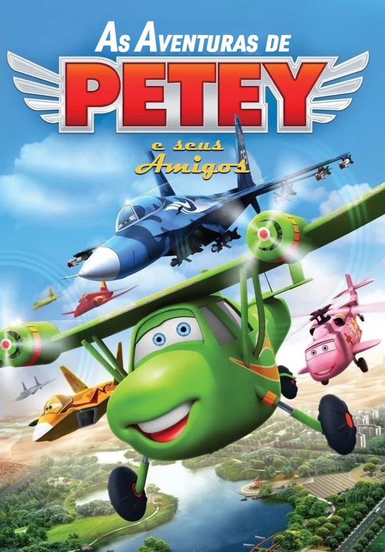 Capa de As aventuras de petey e seus amigos