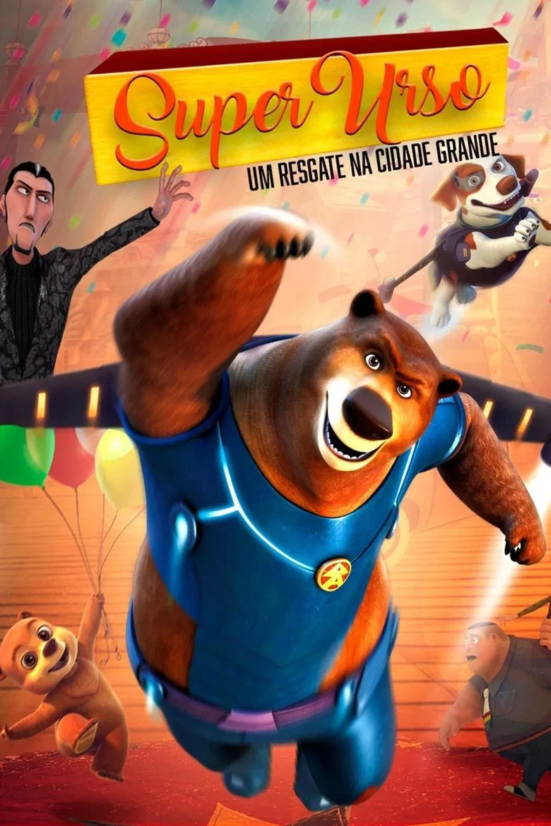 Capa de Super Urso: Um Resgate na Cidade Grande