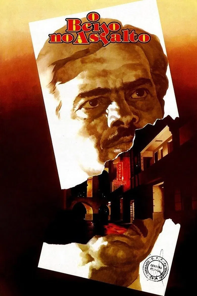 Capa de O beijo no asfalto