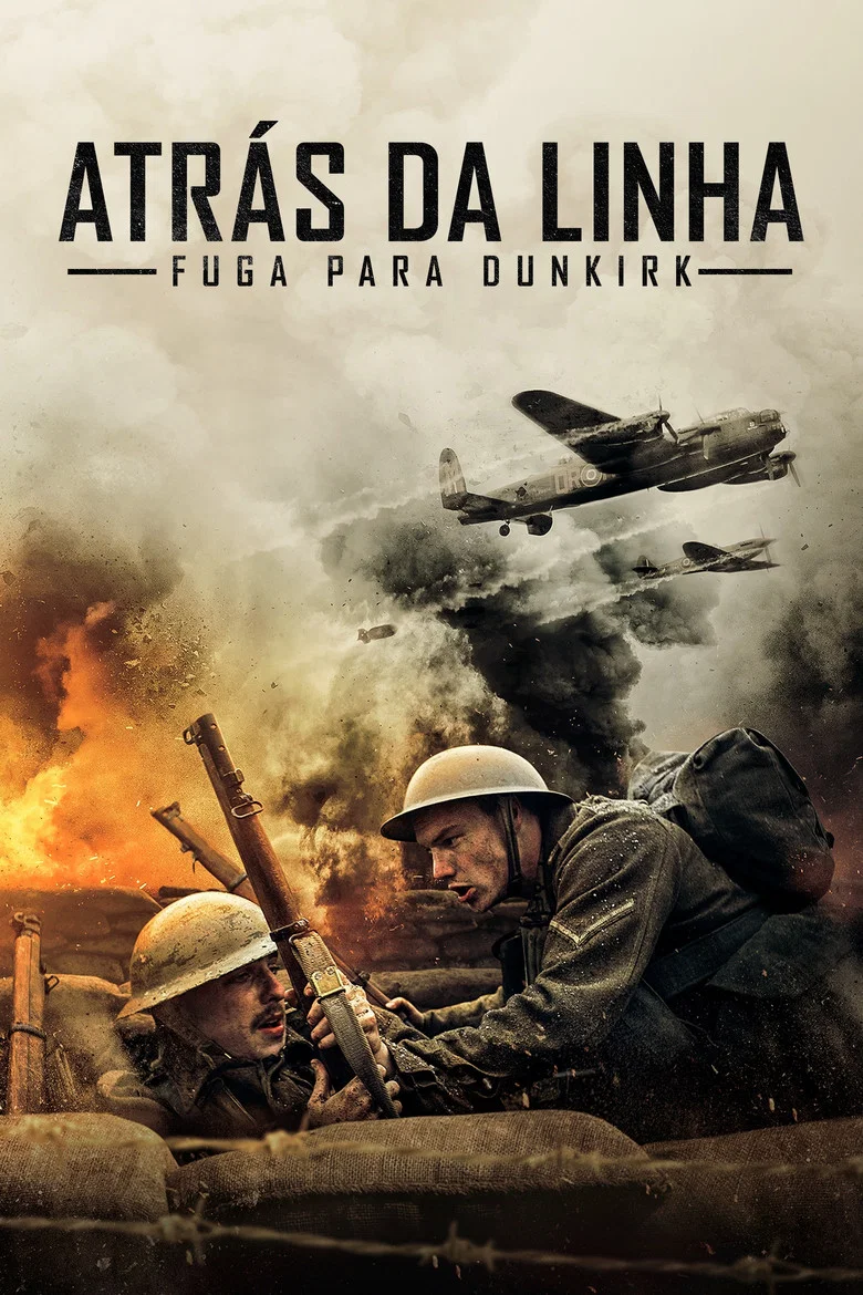 Capa de Atrás da Linha: Fuga para Dunkirk