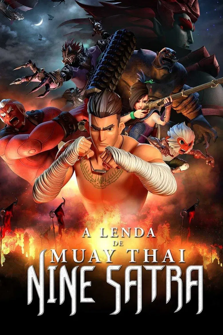 Capa de 9 Satra: A Lenda do Muay Thai