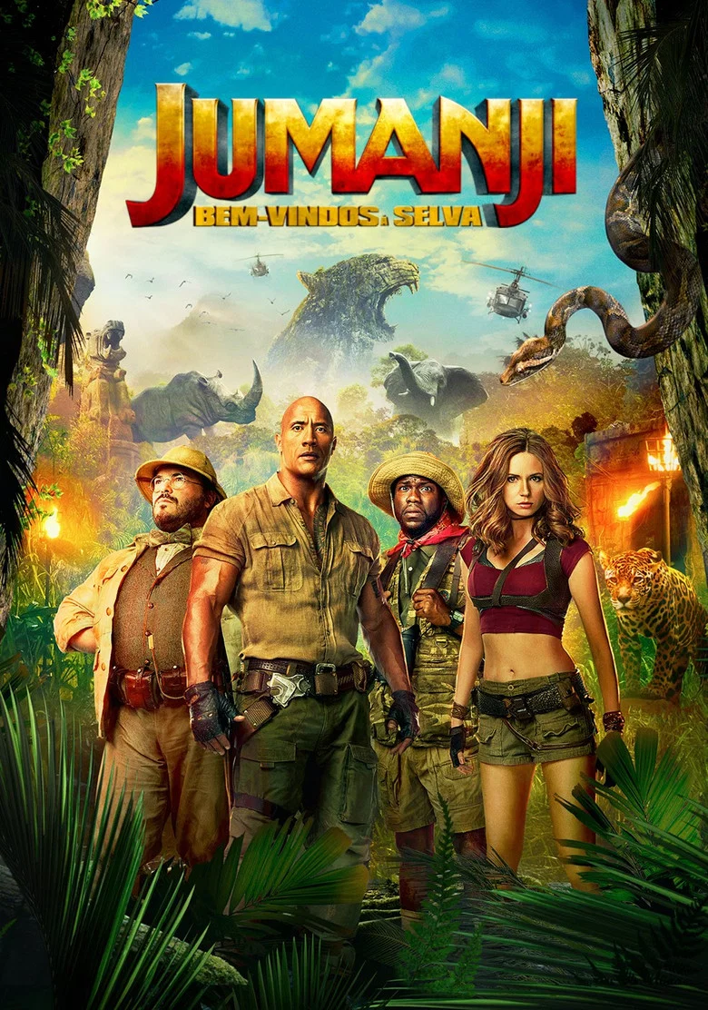 Capa de Jumanji: bem-vindo à selva