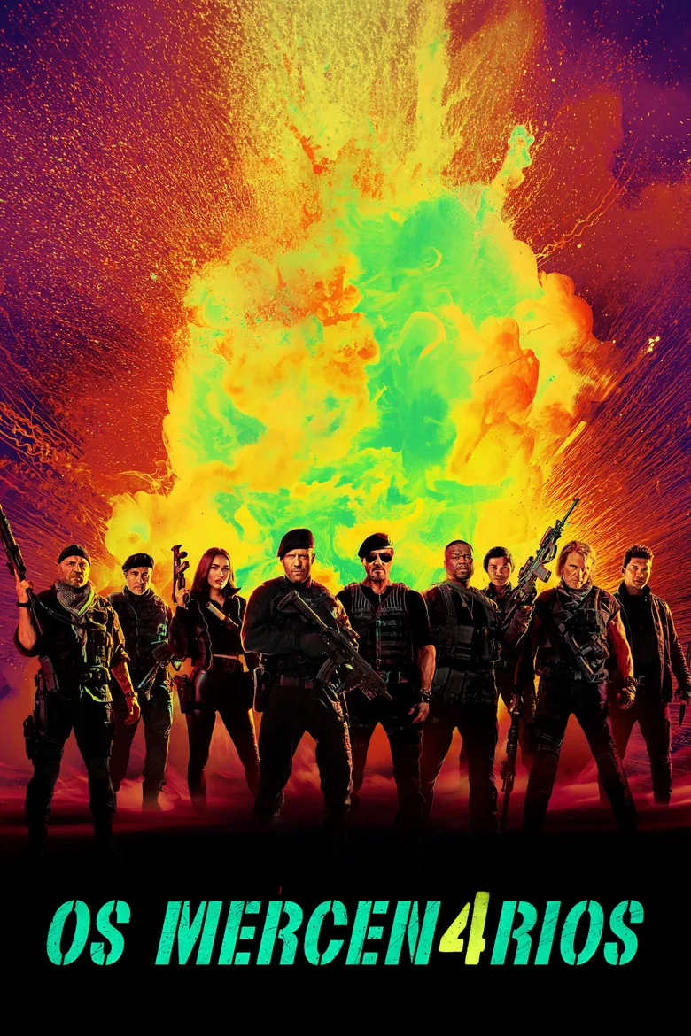 Capa de Os Mercenários 4