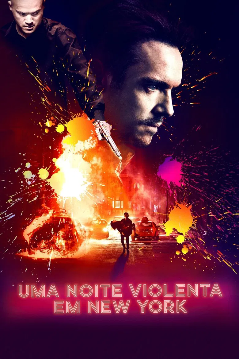 Capa de Uma Noite Violenta em New York