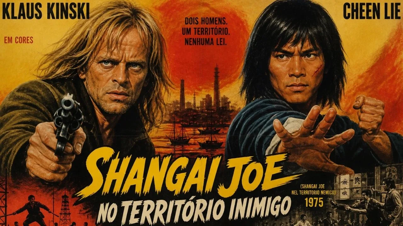 Capa de Shangai Joe no Território Inimigo