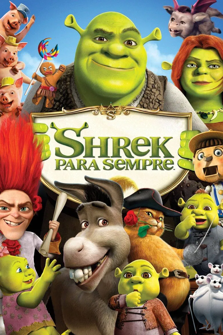 Capa de Shrek para sempre