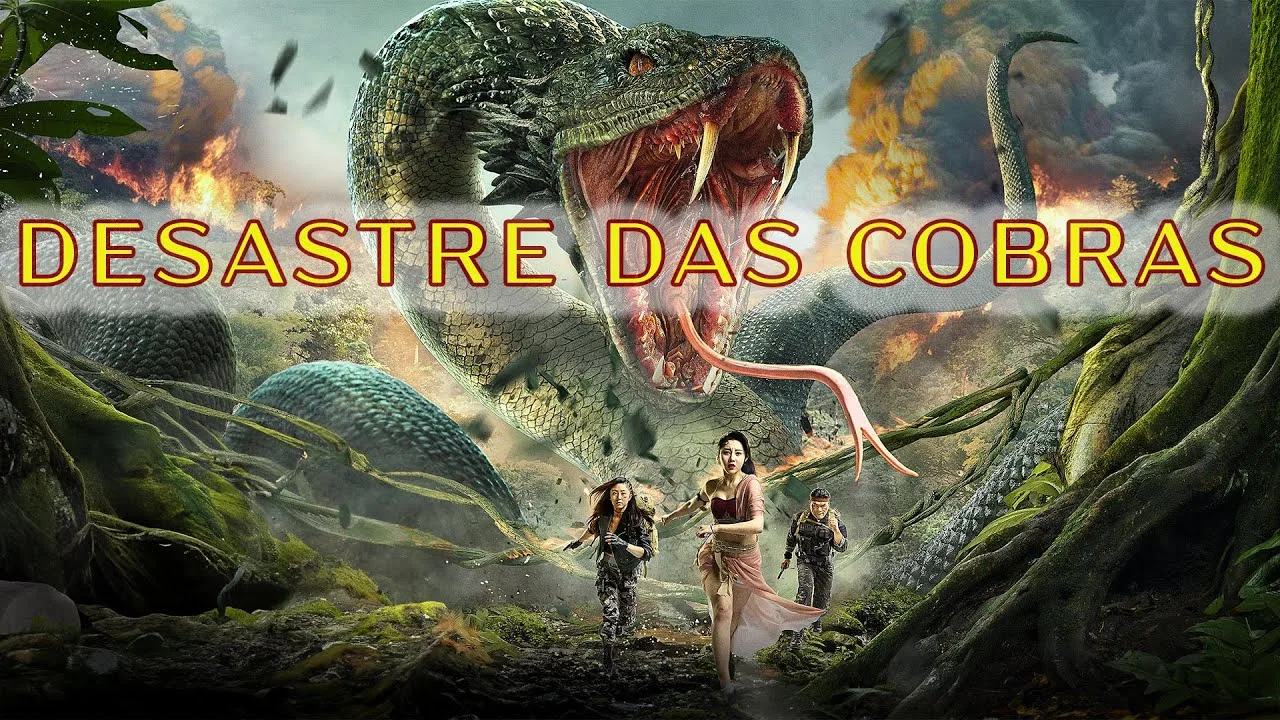 Capa de Desastre das Cobras: O Ataque na Ilha das Cobras Em Português
