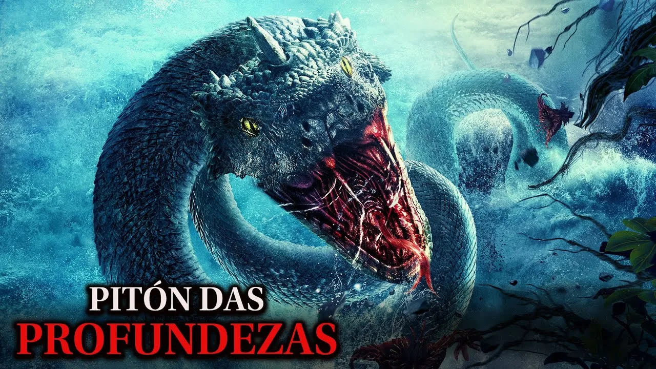 Capa de Pitón Das Profundezas em Português Deep Sea Python