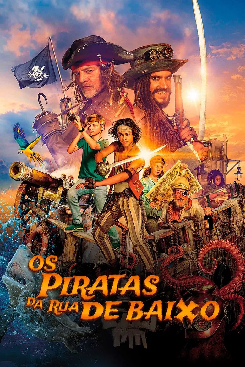 Capa de Os piratas da rua debaixo