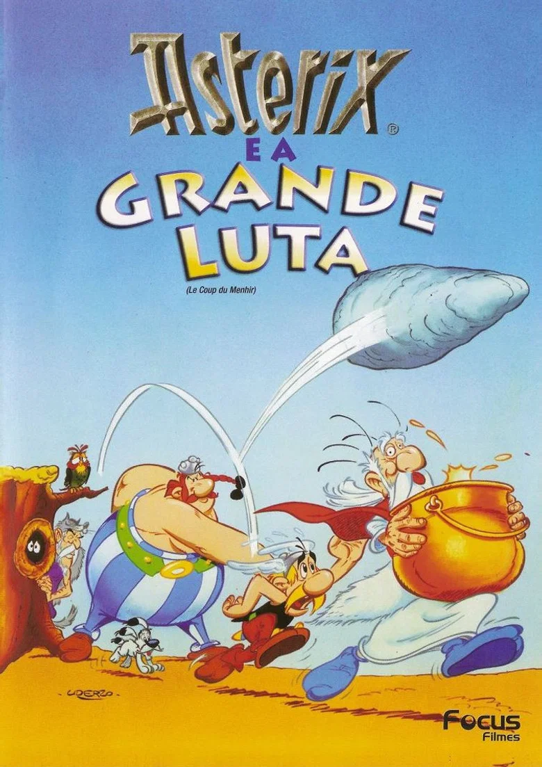 Capa de Asterix e a grande luta