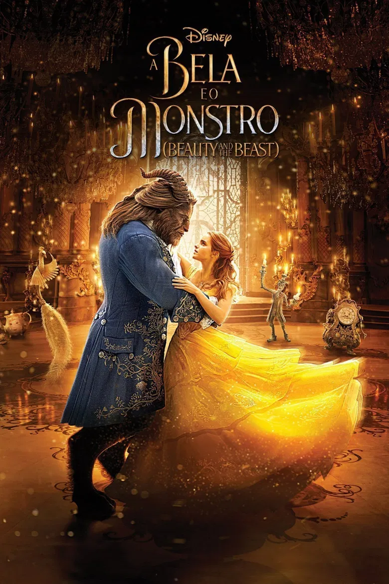 Capa de A bela e a fera