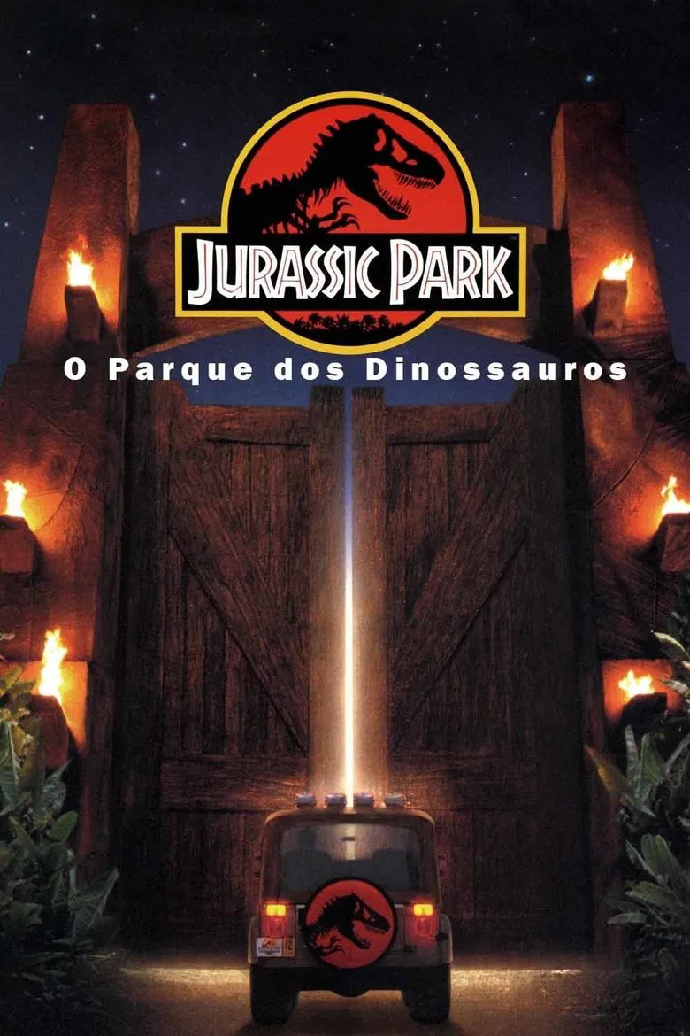 Capa de Jurassic park: o parque dos dinossauros