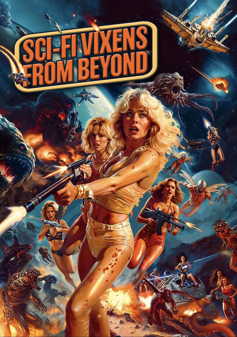 Capa de Sci-fi vixens from beyond