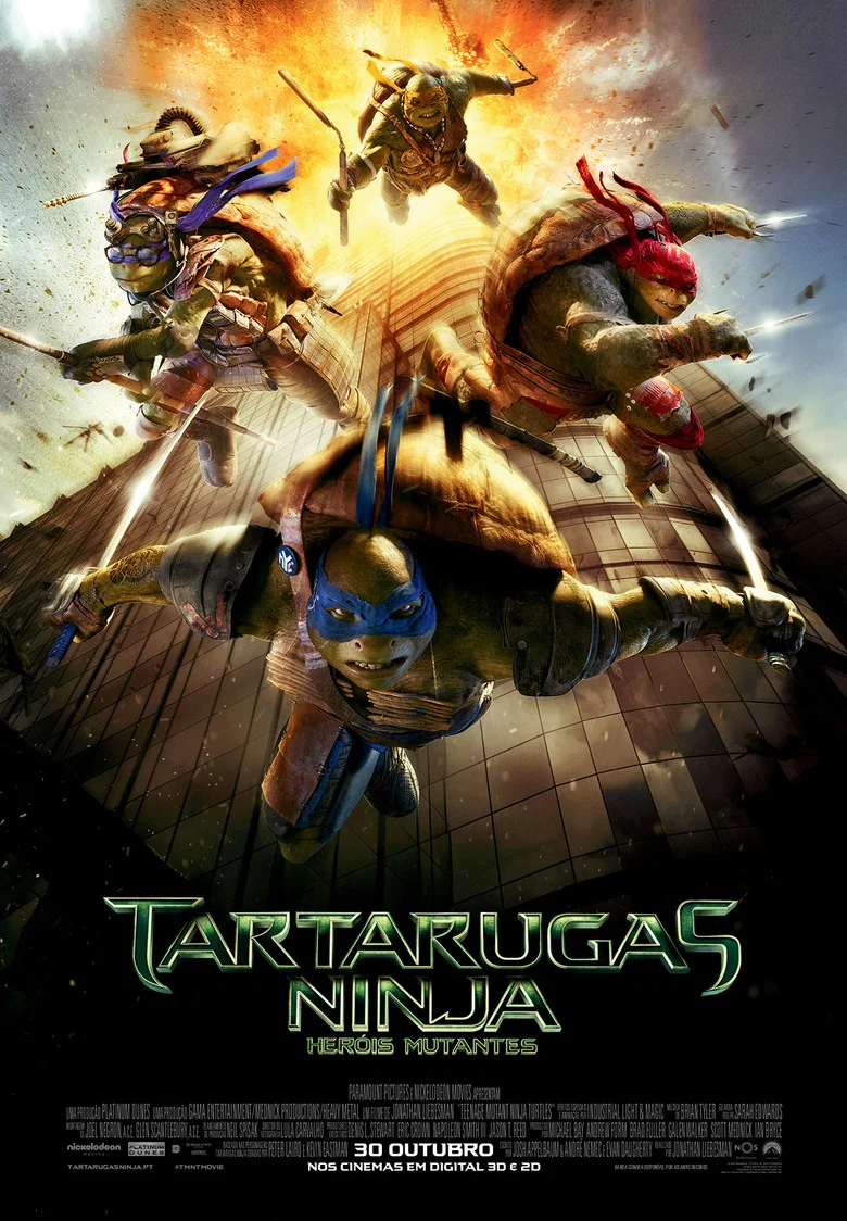 Capa de As tartarugas ninja