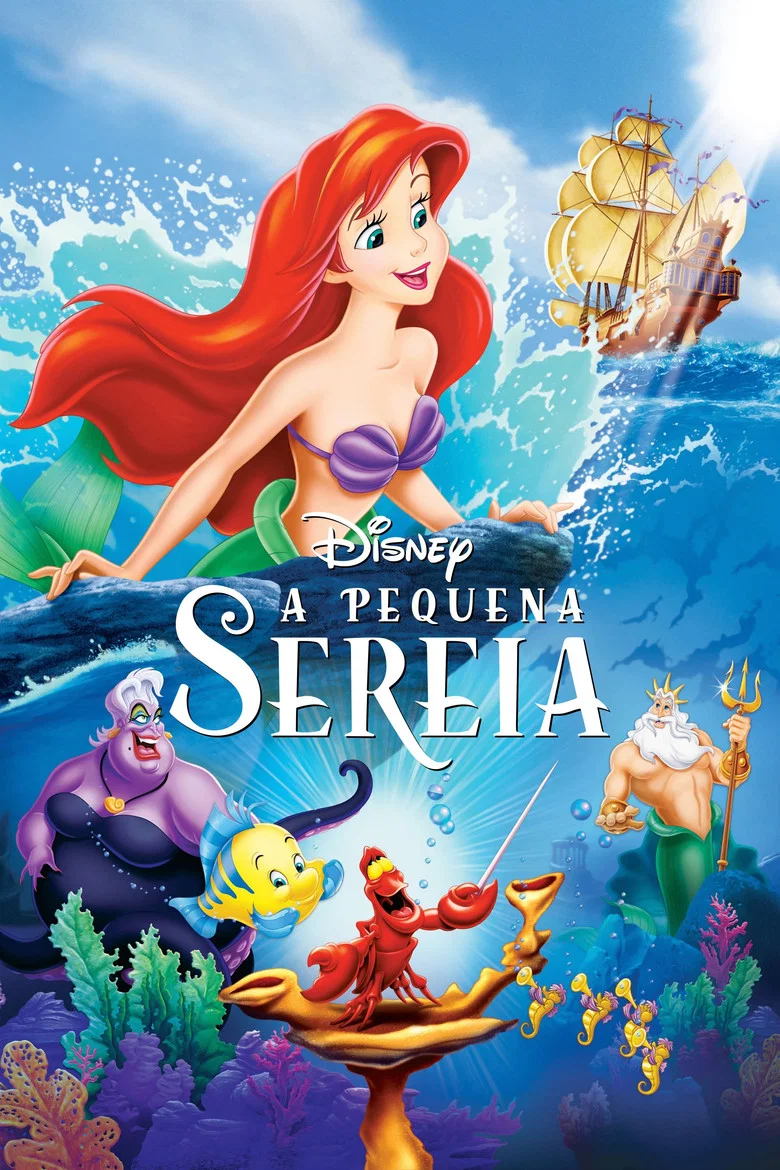 Capa de A pequena sereia
