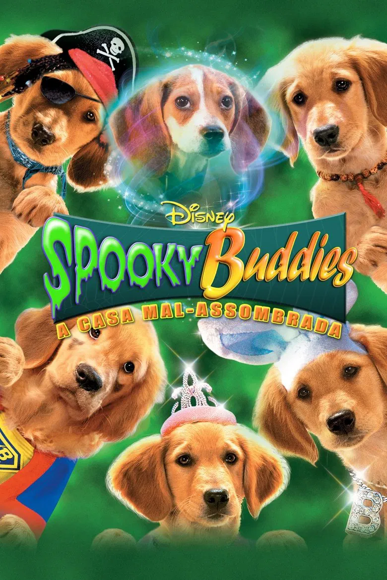 Capa de Spooky buddies: a casa mal-assombrada