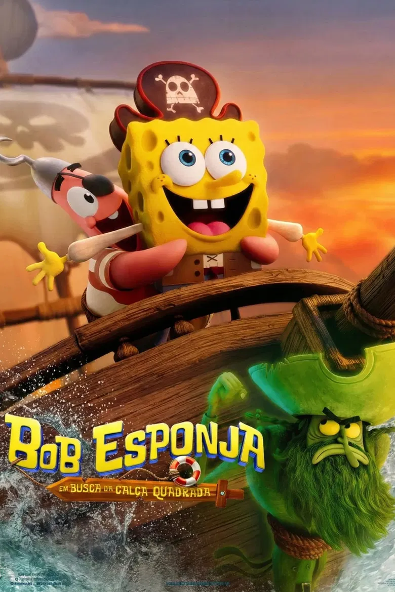 Capa de Bob Esponja: Em Busca da Calça Quadrada