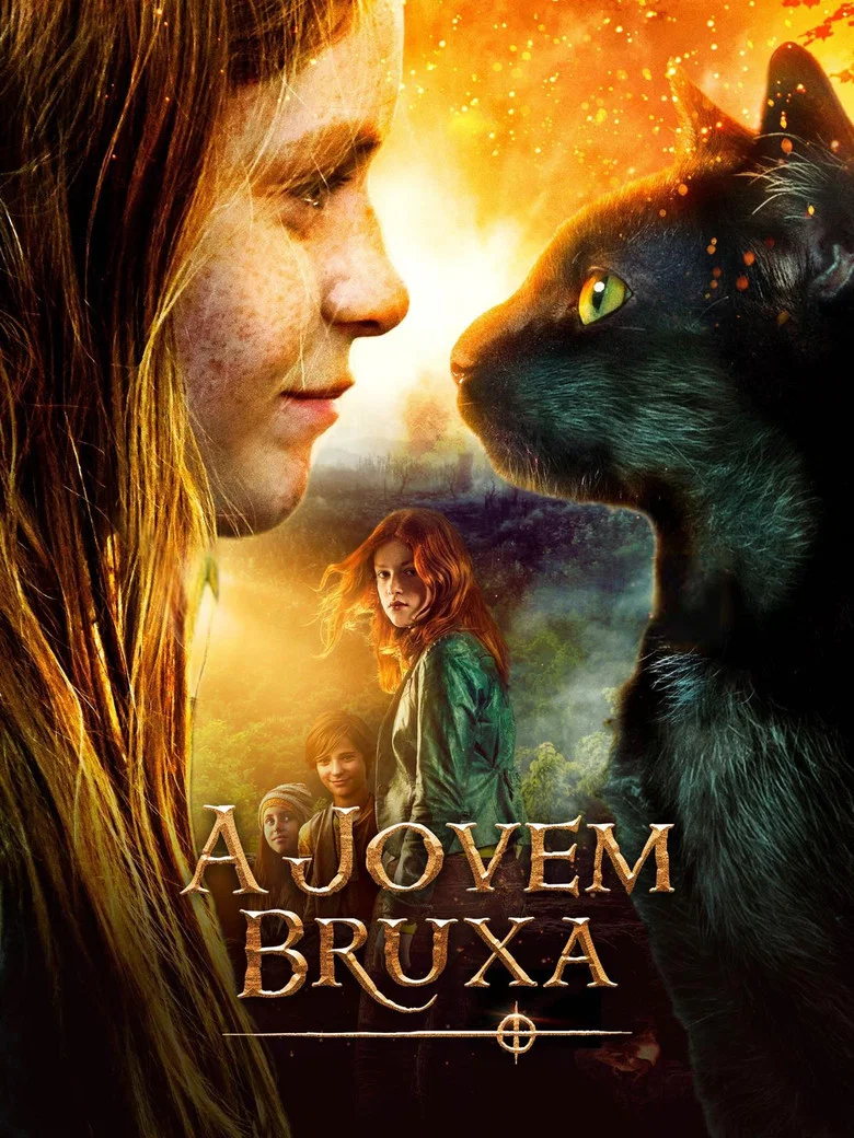 Capa de A Jovem Bruxa