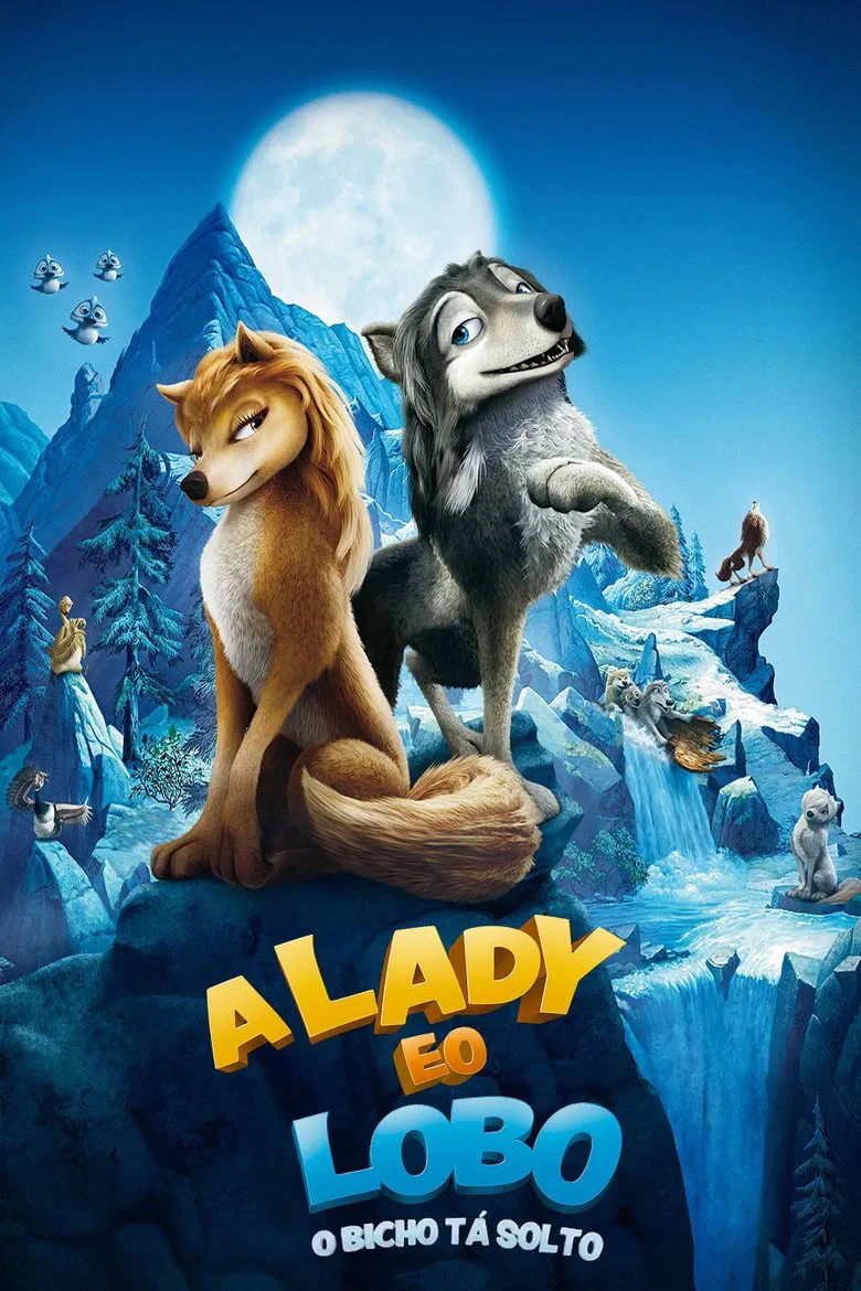 Capa de A Lady e o Lobo: O Bicho tá Solto