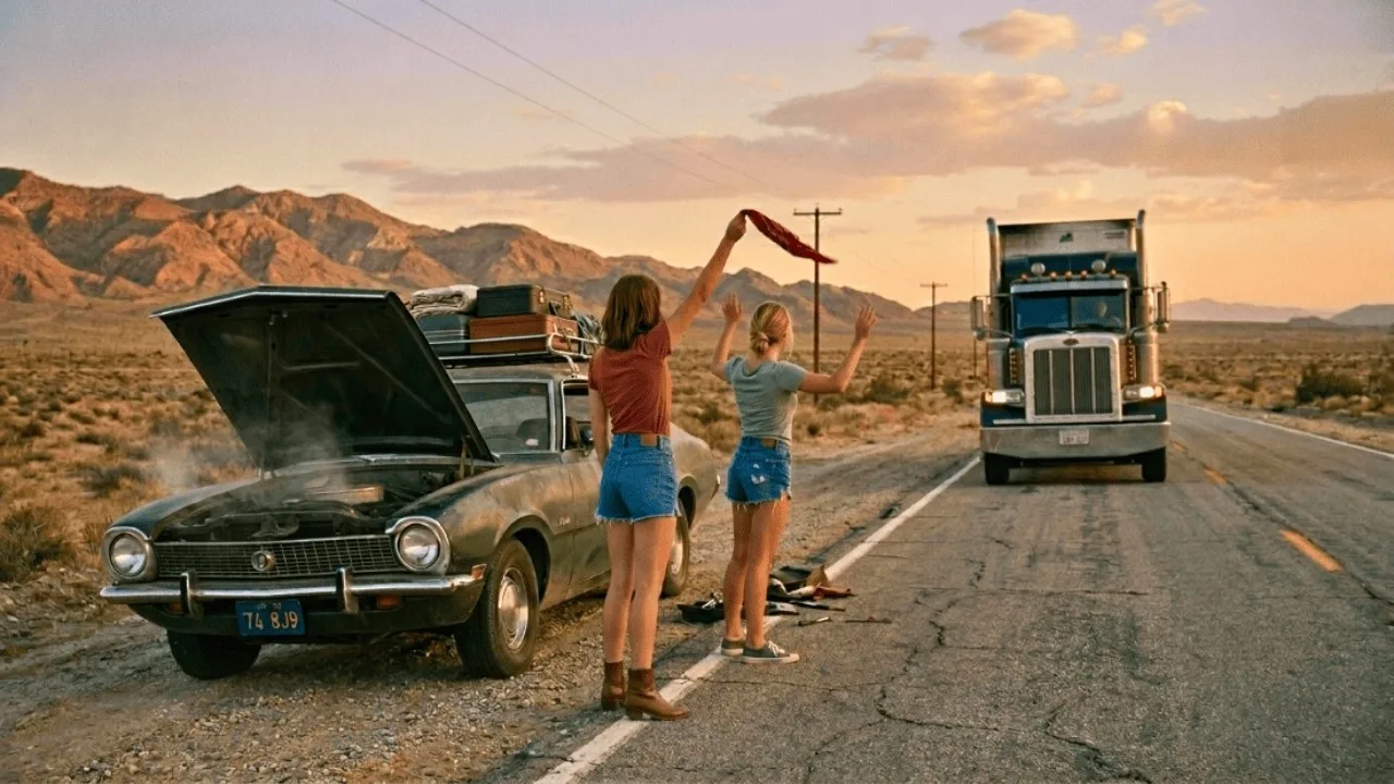 Capa de Truck stop women