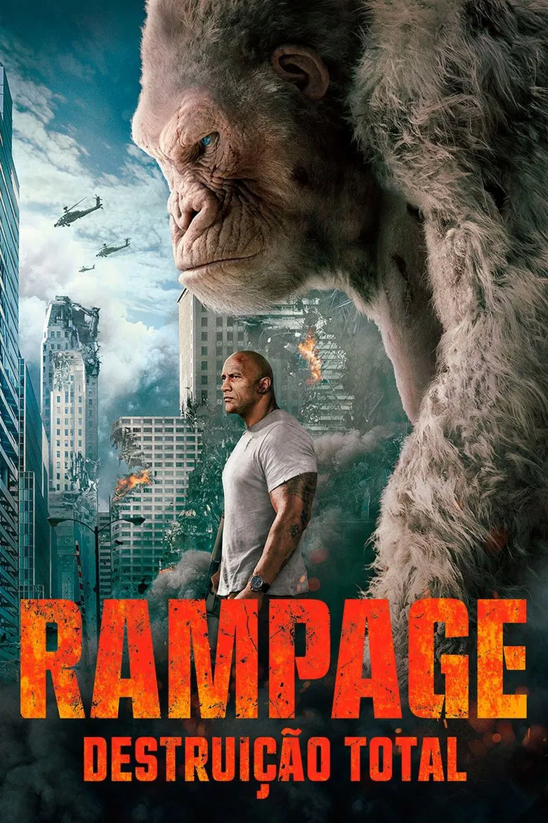 Capa de Rampage: destruição total