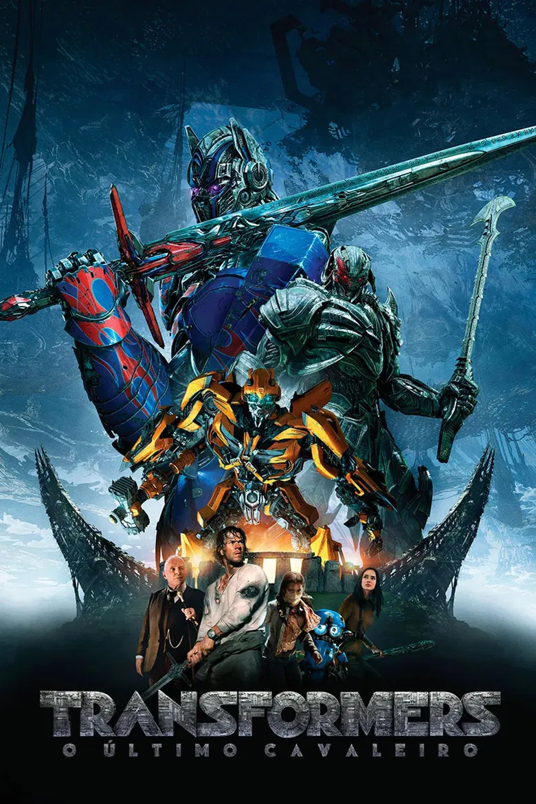 Capa de Transformers: o último cavaleiro