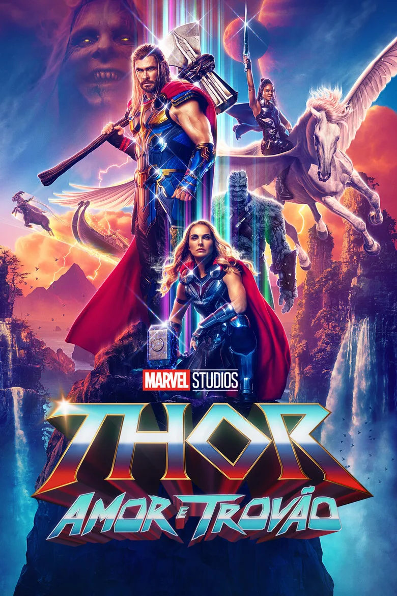 Capa de Thor: amor e trovão
