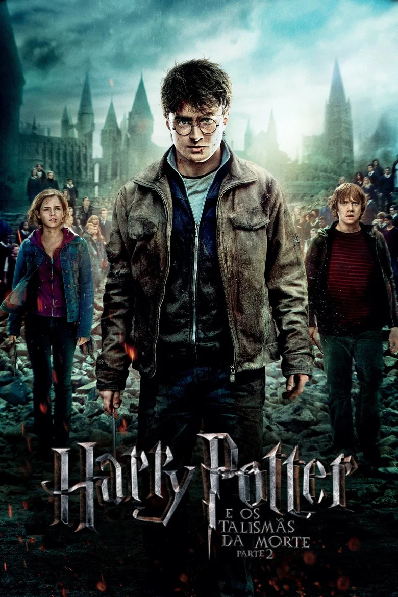 Capa de Harry potter e as relíquias da morte - parte 2