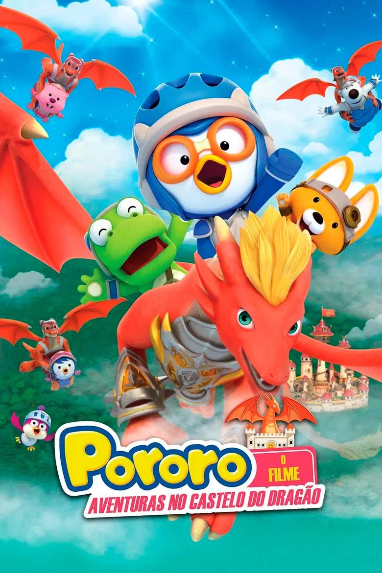Capa de Pororo - Aventuras no Castelo do Dragão