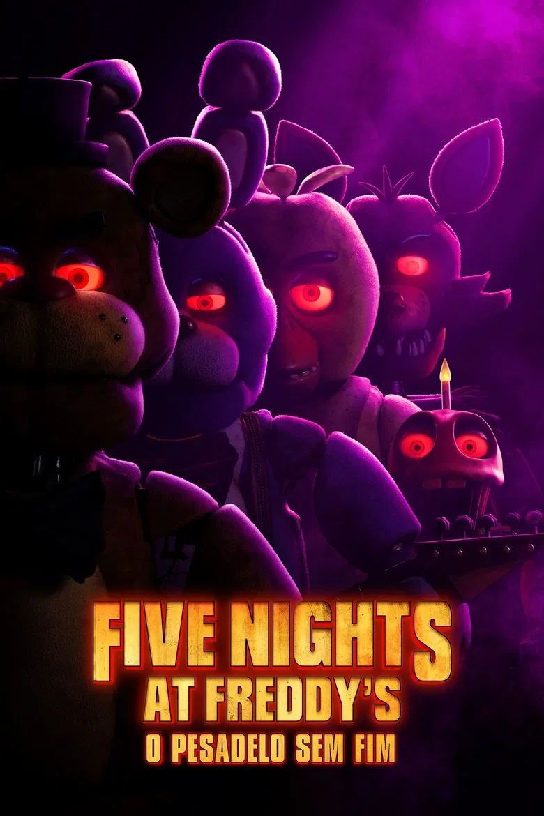 Capa de Five nights at freddy's - o pesadelo sem fim